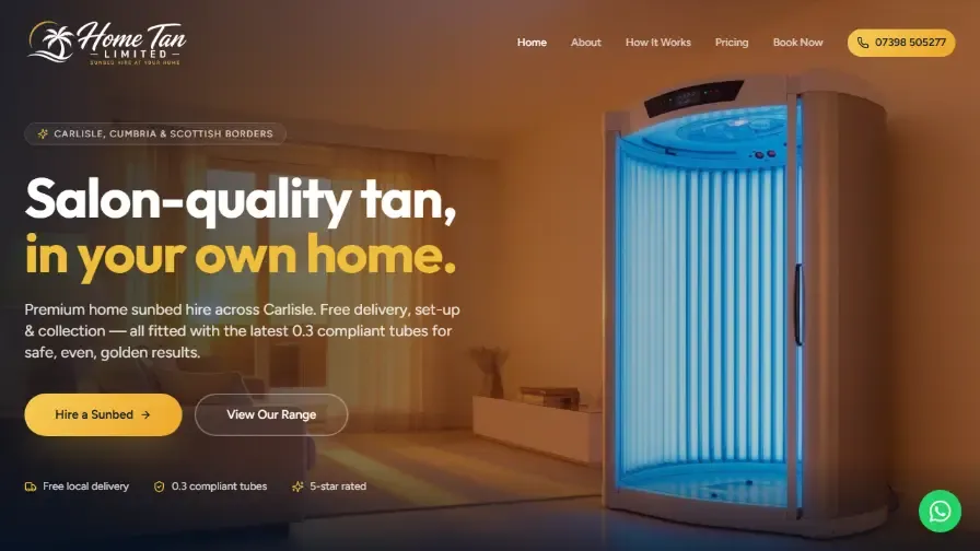 Home Tan Limited website homepage